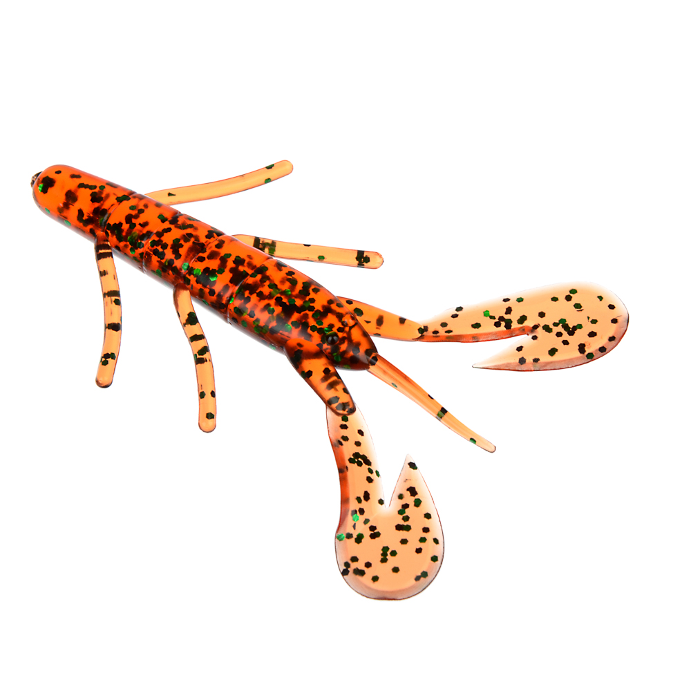 AZOR FISHING Приманка мягкая Рак 3.5, силикон Премиум, 90 мм, 3 шт. в уп., микс цветов, арт.№ 145-086