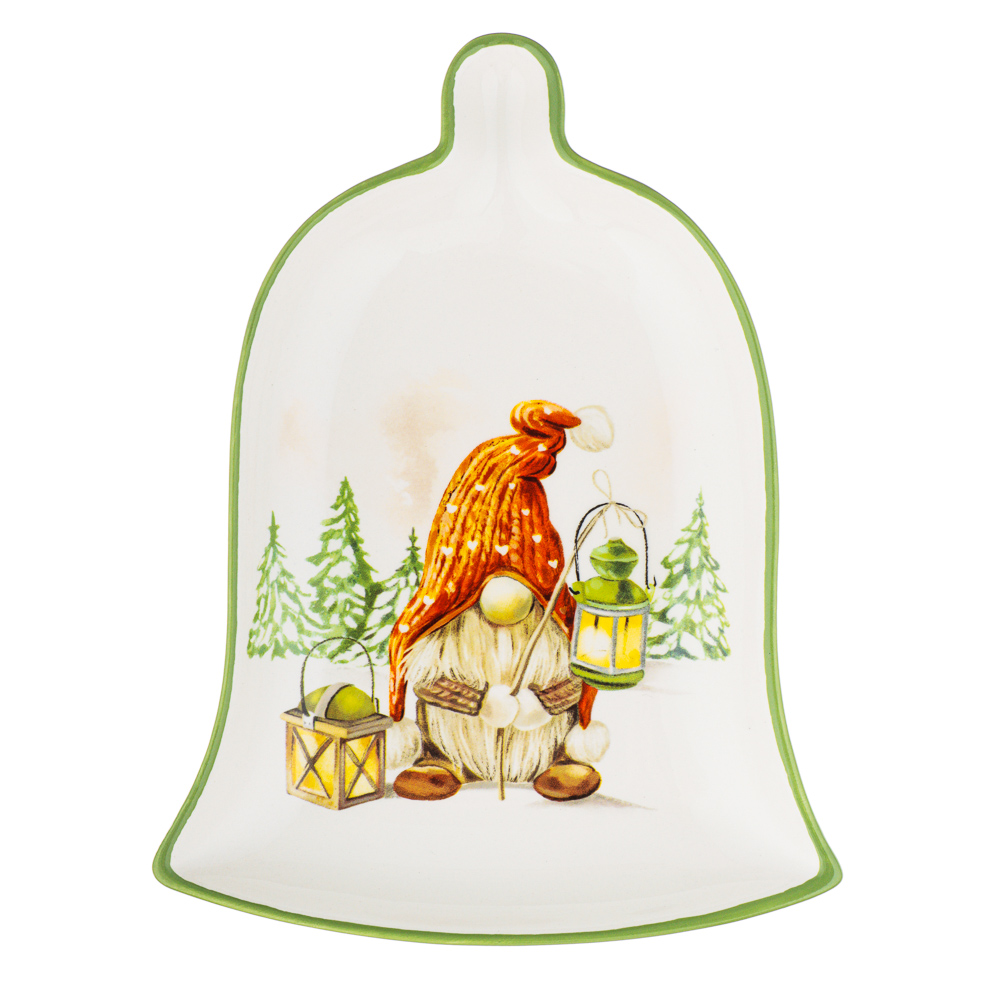 MILLIMI Фелиз Блюдо в форме колокольчика, 20х15х2,5см, керамика, арт.№ 820-868