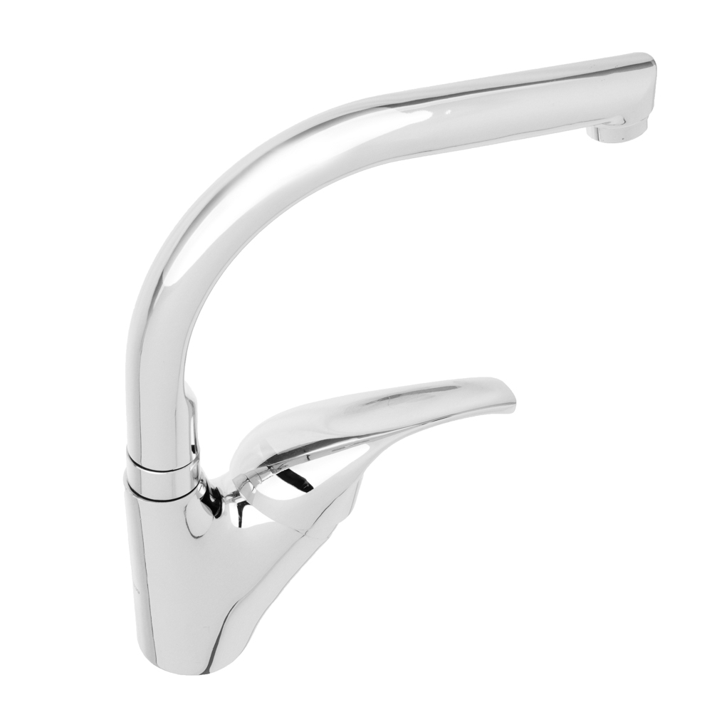 СоюзКран Смеситель для кухни, поворотный излив 25см, керам. картридж 40мм, хром, цинк, SK01-G131, арт.№ 566-390