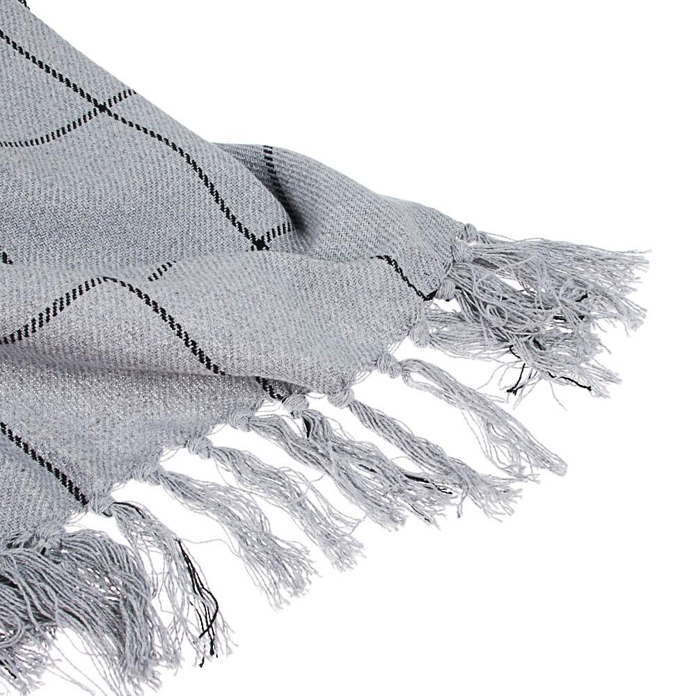 PROVANCE Сканди Плед 140х200см, 100% хлопок, 3 цвета, арт.№ 486-078