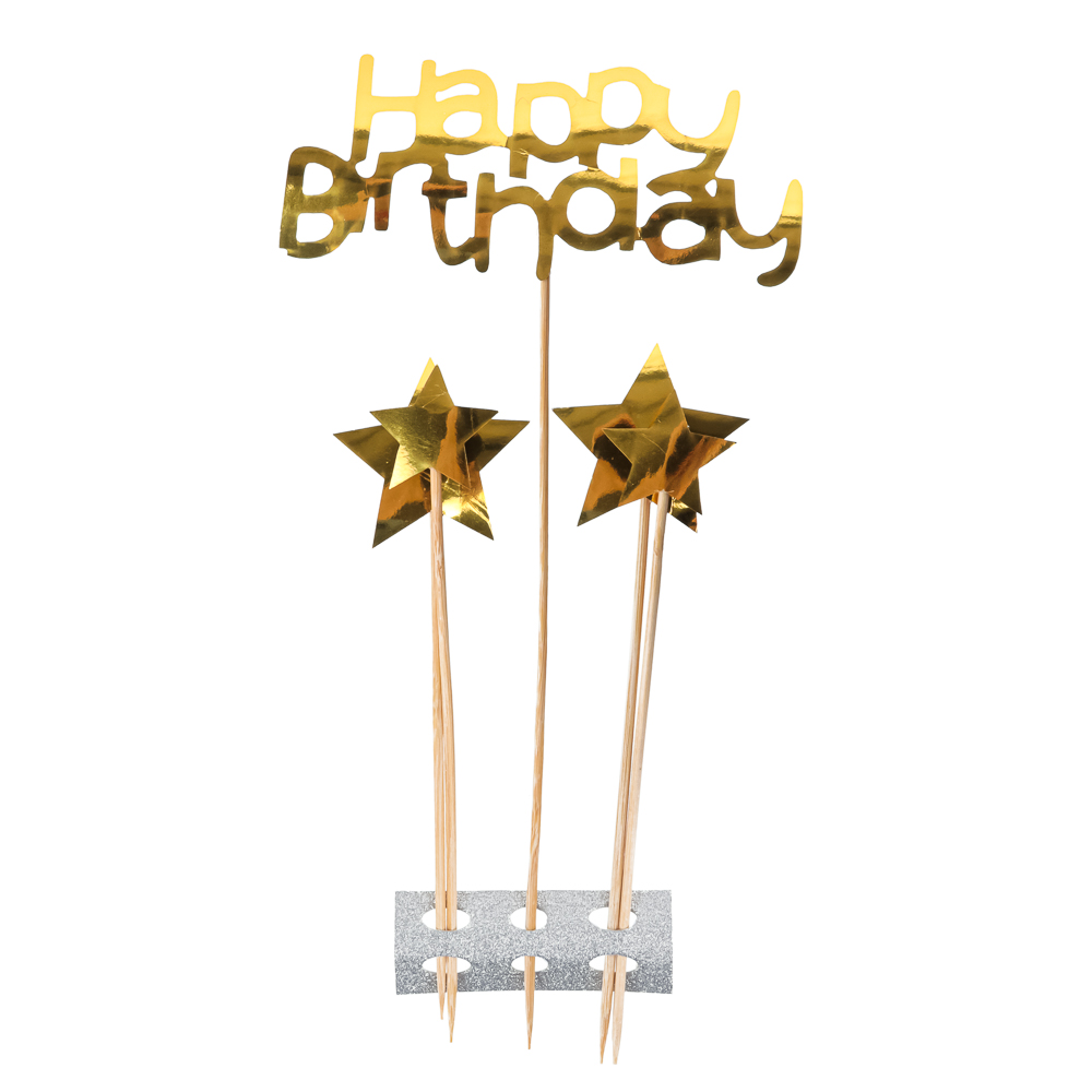 FNtastic Декор для праздничного стола, со звездами, бумага, 16-23 см, 3 цвета, арт 1, арт.№ 530-312