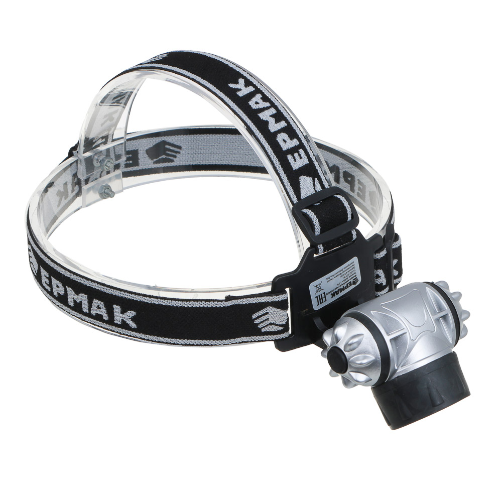Фонарь налобный, тм ЕРМАК, 14 ярк. LED, 3xAAA, 6х4,2 см, арт.№ 328-072