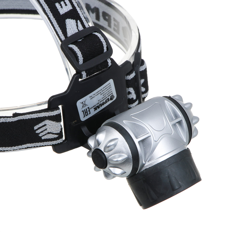Фонарь налобный, тм ЕРМАК, 14 ярк. LED, 3xAAA, 6х4,2 см, арт.№ 328-072
