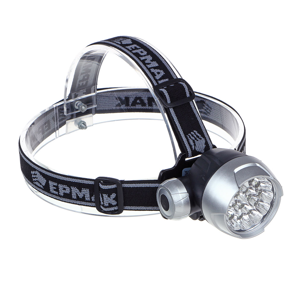 ЕРМАК Фонарь налобный 17 ярк. LED, 3xAAA, 7,6х5см, арт.№ 328-073