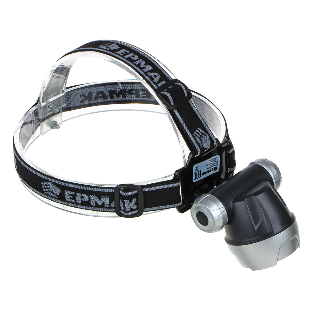ЕРМАК Фонарь налобный 17 ярк. LED, 3xAAA, 7,6х5см, арт.№ 328-073