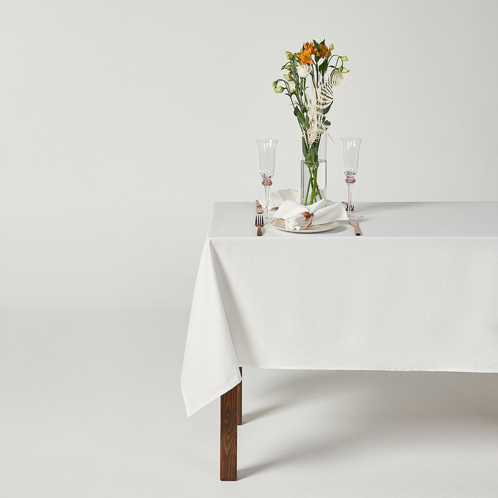 BY COLLECTION White Line Скатерть текстильная, 140х140см, 100% хлопок, арт.№ 488-102