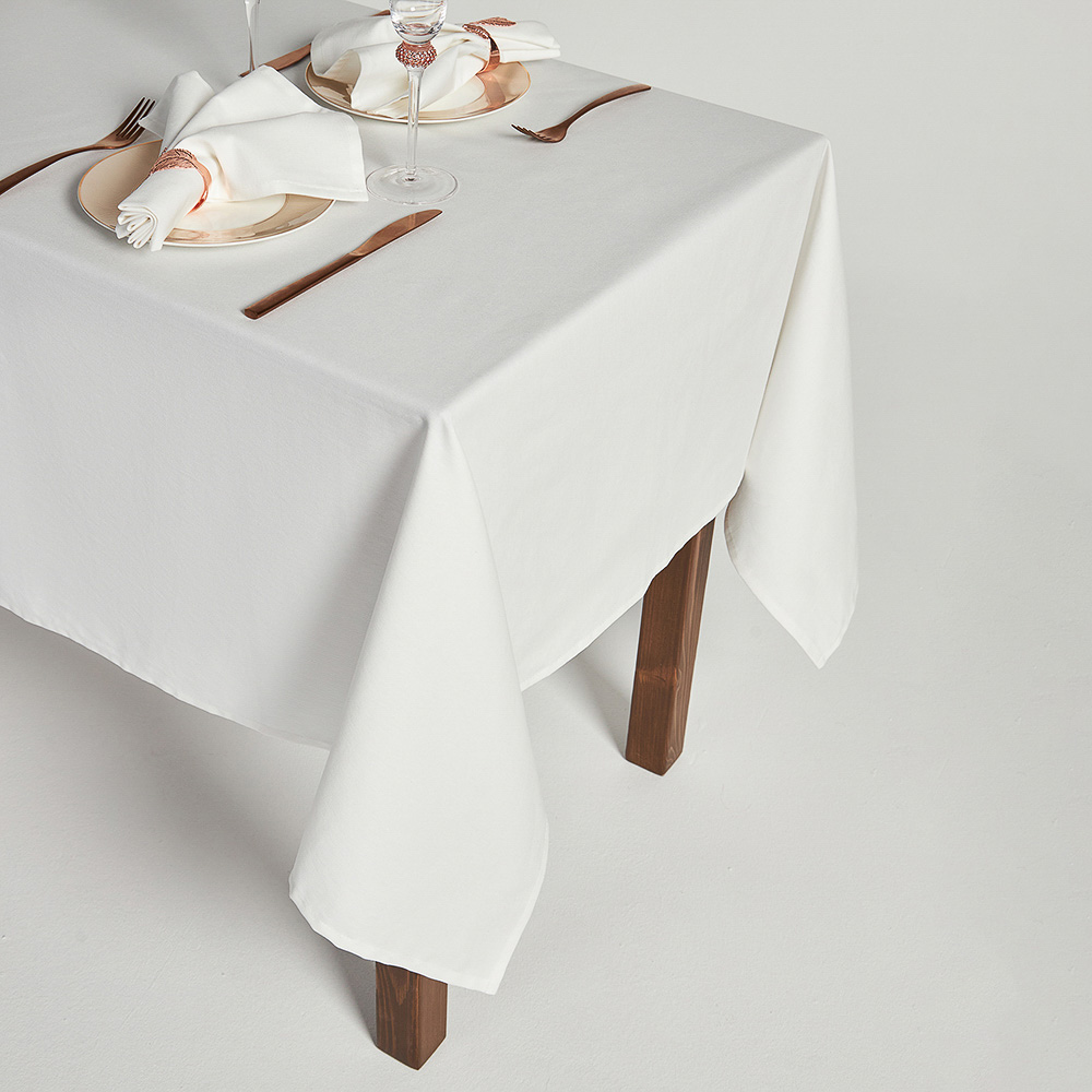 BY COLLECTION White Line Скатерть текстильная, 140х140см, 100% хлопок, арт.№ 488-102