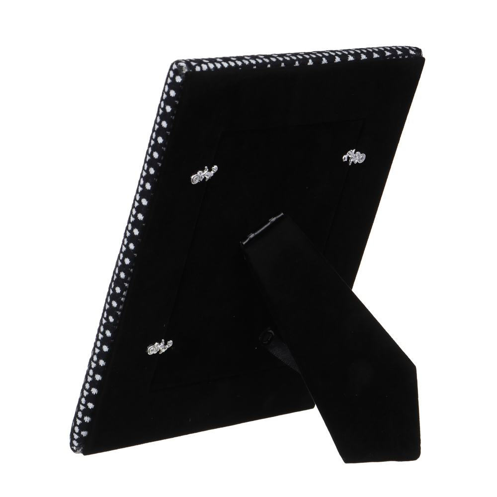 Фоторамка, внешняя рамка 21,5х16,5 см, размер фото 10x15 см, ткань, МДФ, арт.06-5, арт.№ 520-909