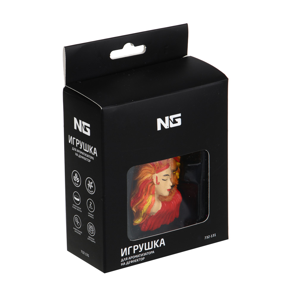 NG Игрушка для ароматизатора на дефлектор, львы, арт.№ 732-131