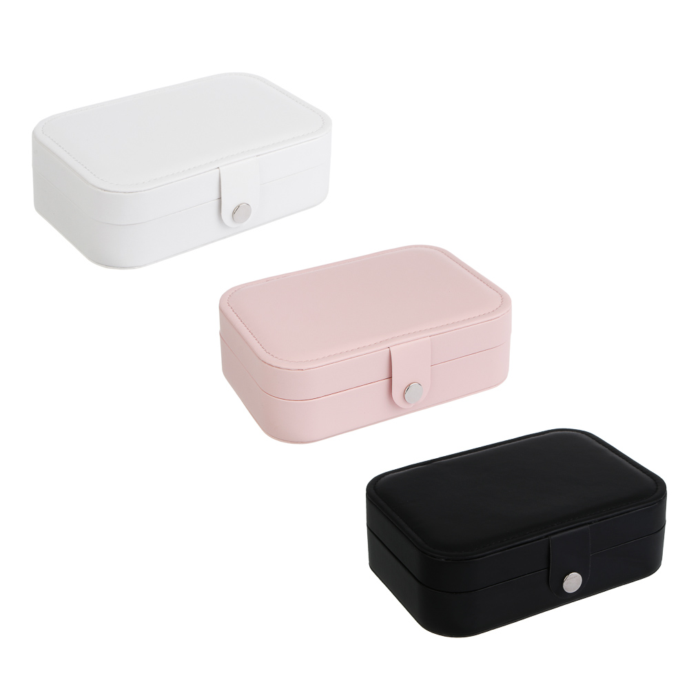 Шкатулка для украшений, 16x11x5 см, ПВХ, 3 цвета, арт.№ 504-961