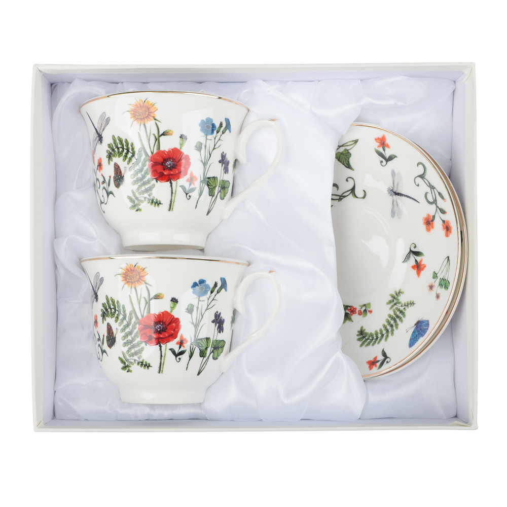 Набор чайный 4 пр., 225мл, MILLIMI, Аличе, фарфор, арт.№ 802-567