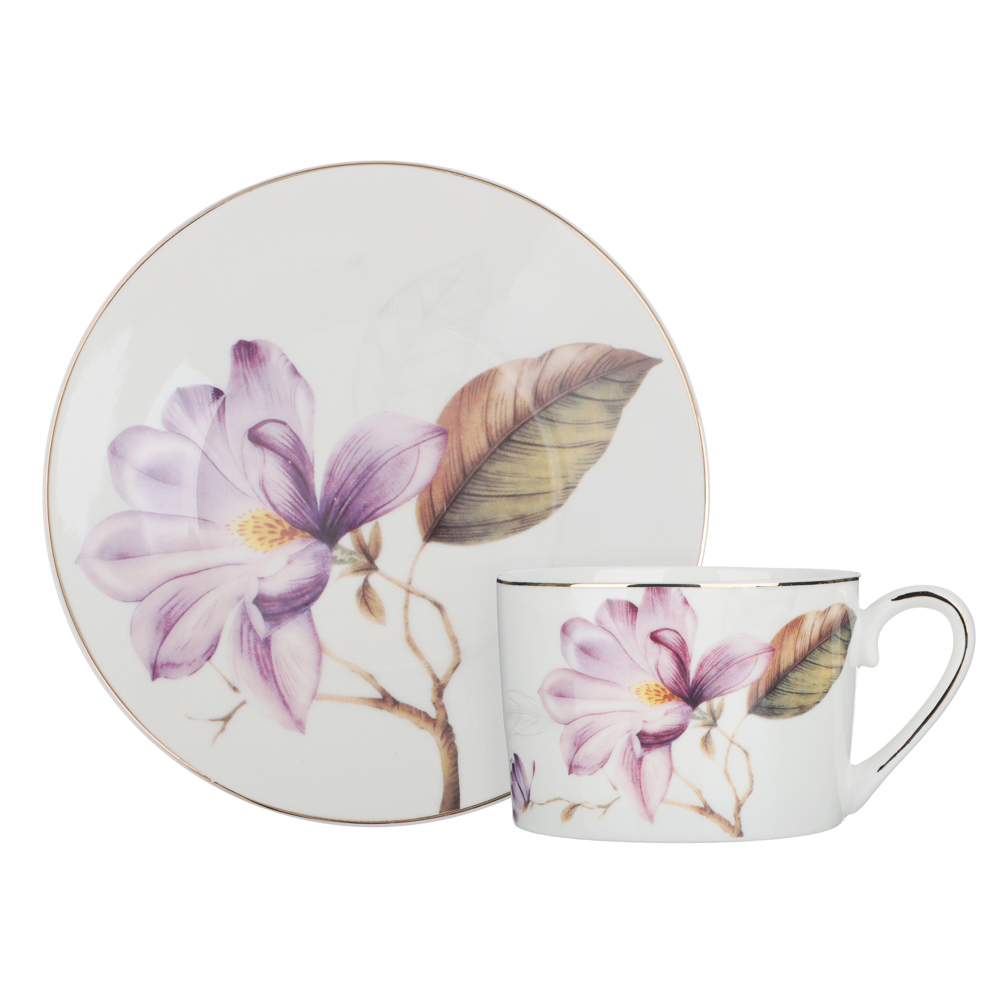 Набор чайный 2 пр., 250мл, MILLIMI, Глория, фарфор, арт.№ 802-571