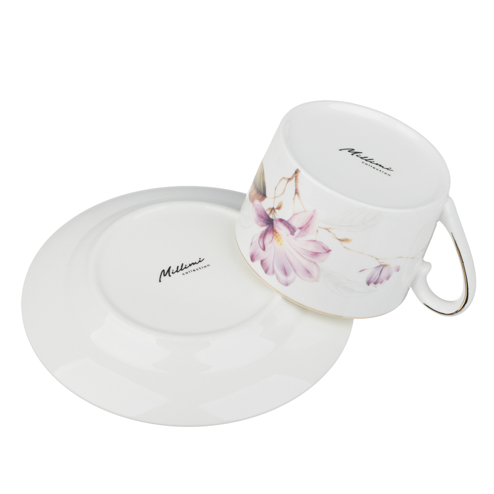 Набор чайный 2 пр., 250мл, MILLIMI, Глория, фарфор, арт.№ 802-571