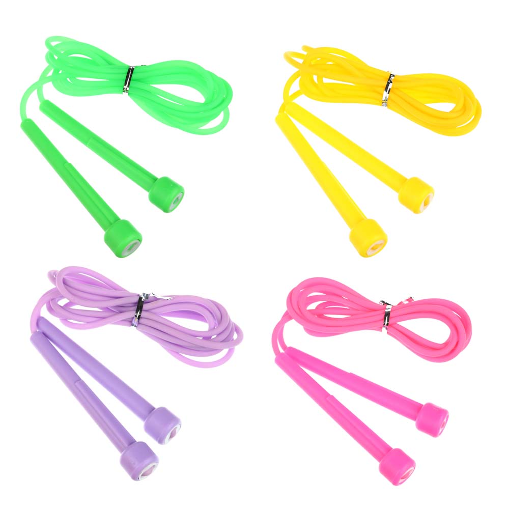 SILAPRO Скакалка силиконовая с тонкими ручками, пластик, ПВХ, 2,8м х 4,7мм, арт.№ 342-217