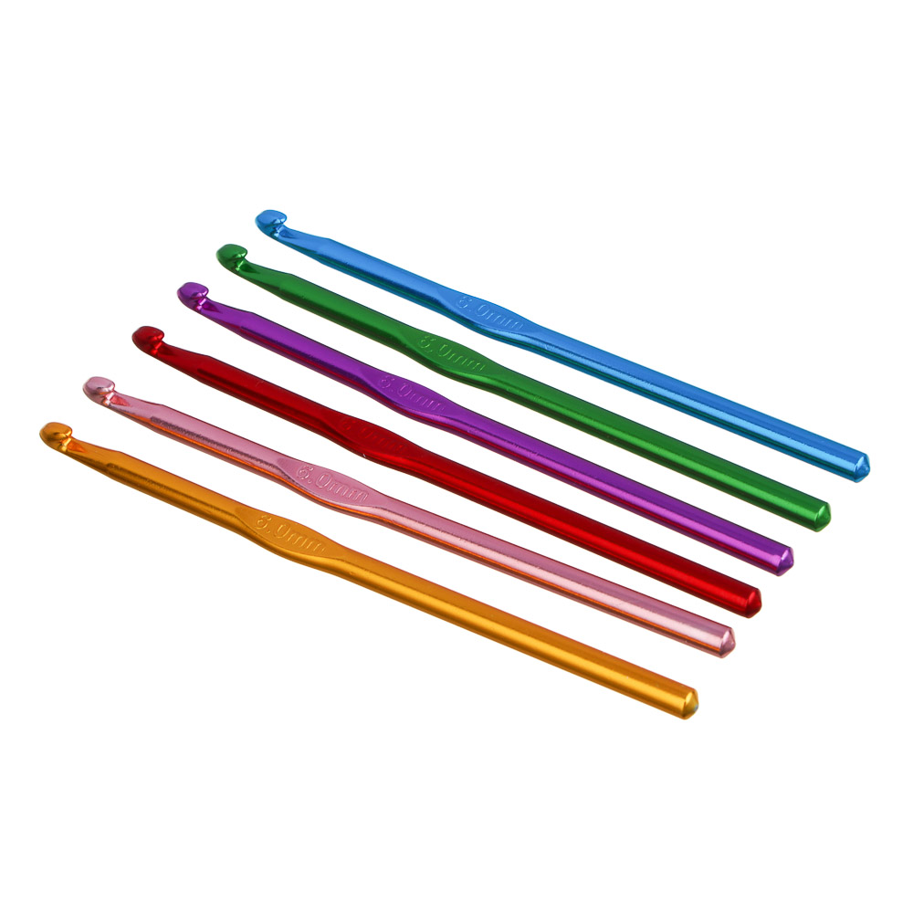 Крючок для вязания, d = 6 мм, 15 см, арт.№ 308-365