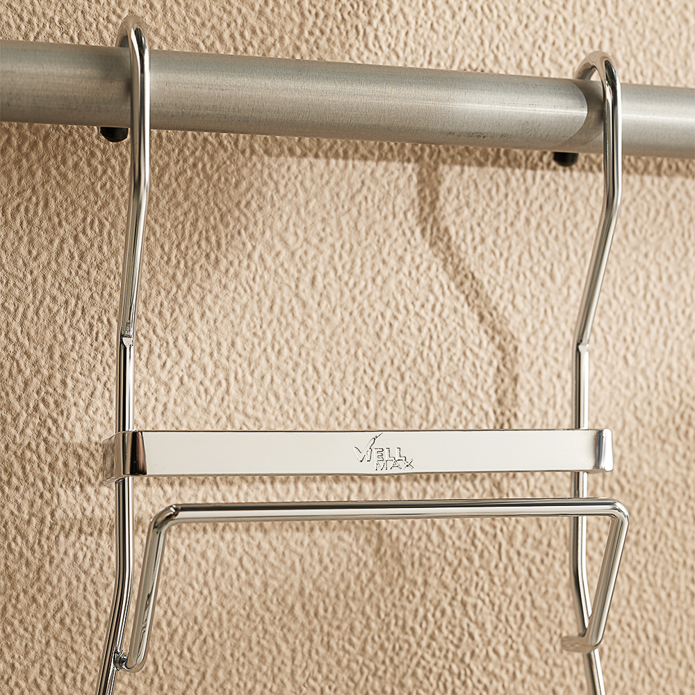 Полка для крышек тм VETTA, 21x11x37см, хромированная сталь, арт.№ 481-034