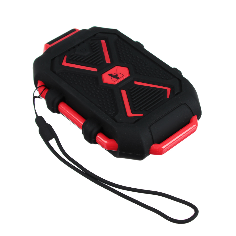 FORZA Аккумулятор мобильный 8000мАч, прорезин.,с пылевлагозащ. IP67, 2А, 1USB, фонарь,пластик, арт.№ 031-891