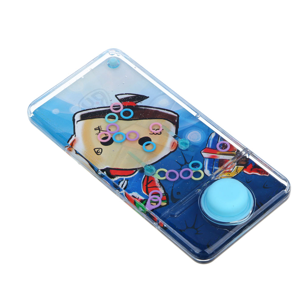 BY Пинбол водный в виде смартфона, пластик, 13,5х6,5см, 1-3 дизайна, арт.№ 274-157