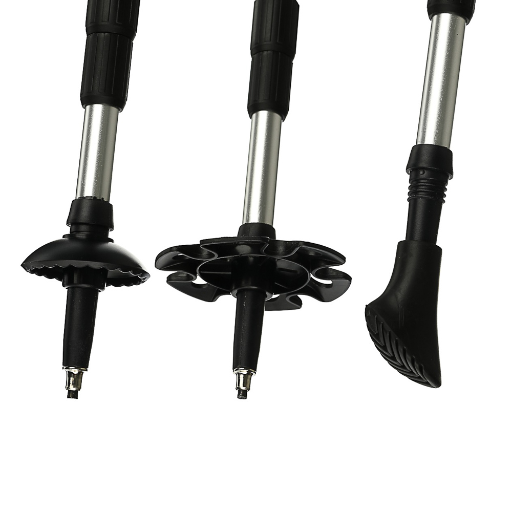 SILAPRO Набор палок для скандинавской ходьбы 2шт, телескопические 65-135см, алюм 6061, пробка, арт.№ 190-010