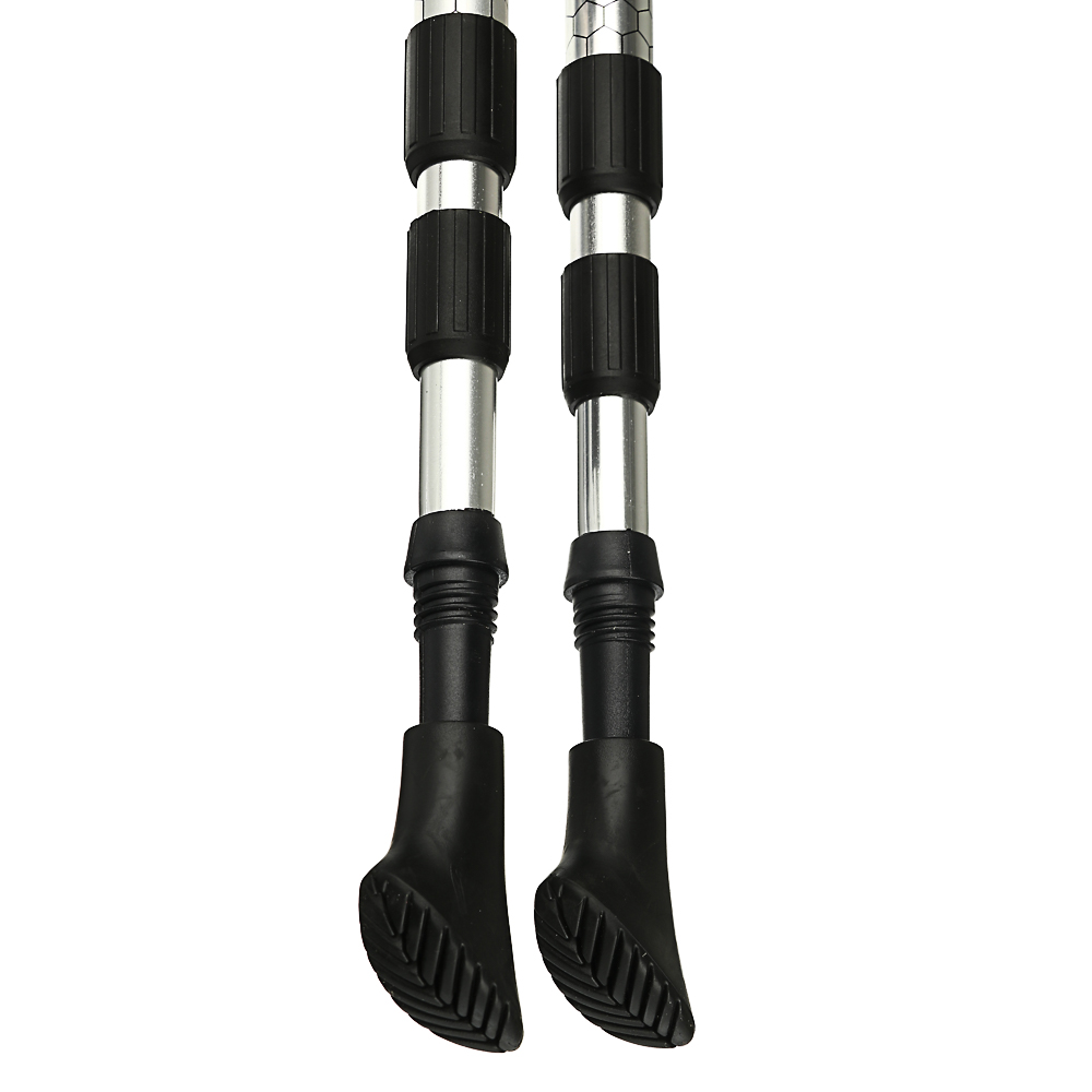 SILAPRO Набор палок для скандинавской ходьбы 2шт, телескопические 65-135см, алюм 6061, пробка, арт.№ 190-010