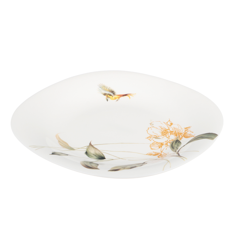 MILLIMI Анета Тарелка десертная опаловое стекло 21,5см, квадратная форма, 19019, арт.№ 818-539