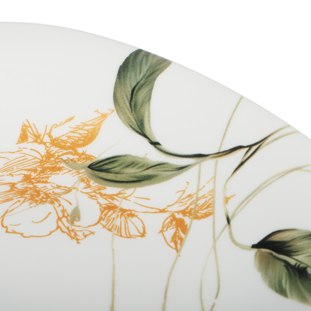 MILLIMI Анета Тарелка десертная опаловое стекло 21,5см, квадратная форма, 19019, арт.№ 818-539