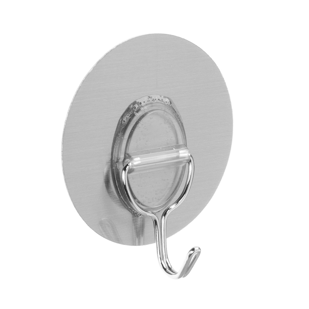 Крючок самоклеящийся тм VETTA, ПВХ, металл, d6,5см, арт.№ 440-352