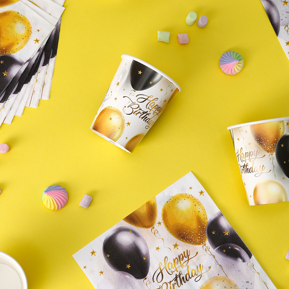 Набор салфеток бумажных тм Fntastic, 12 шт Happy birthday! 33x33 см, арт.№ 530-350