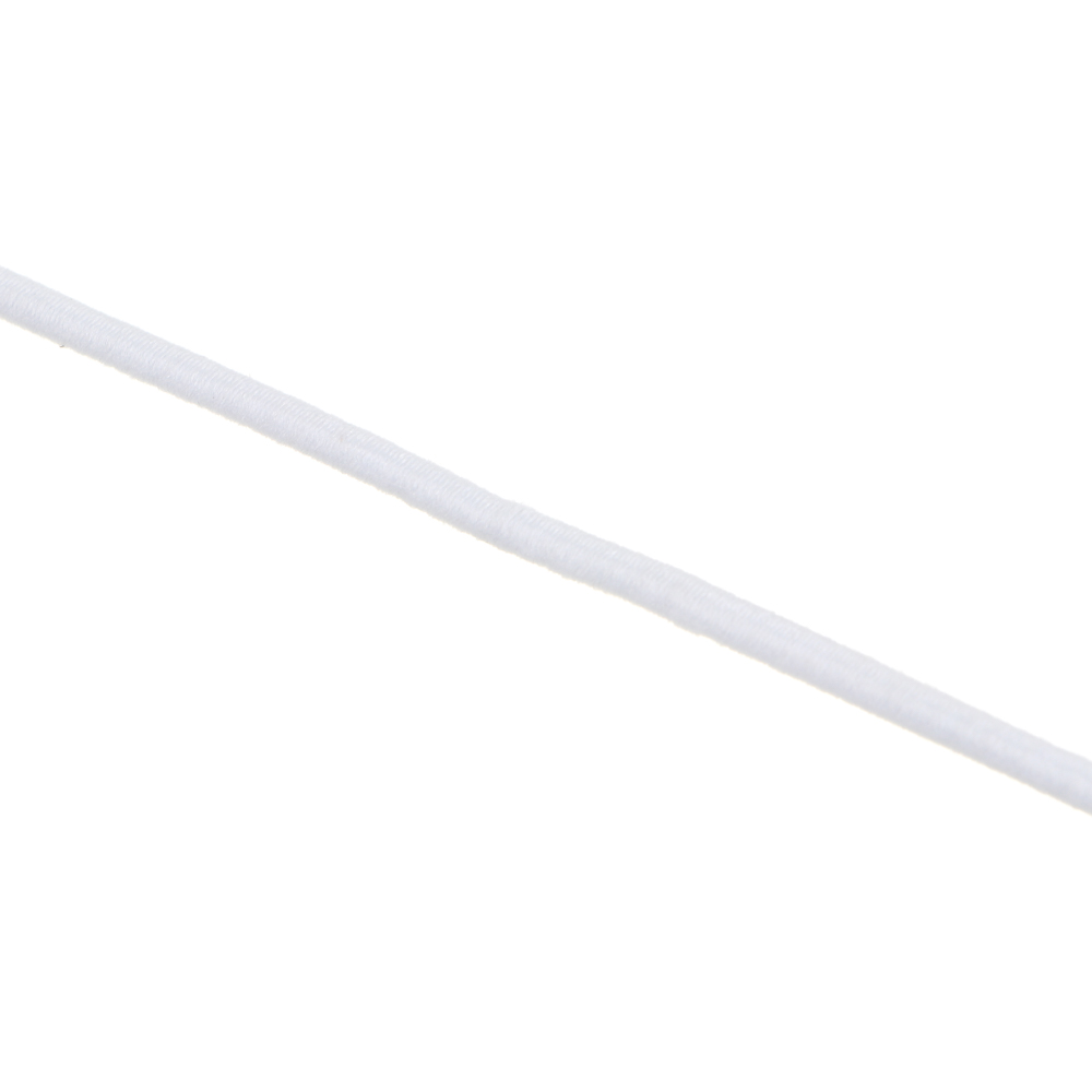 Резинка шляпная для рукоделия, резина, полиэстер,  длина 3м, ширина 3мм, 2 цвета, арт.№ 308-288