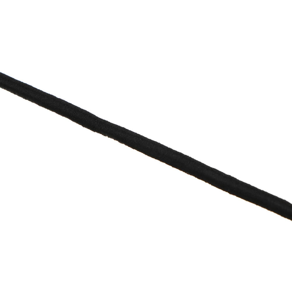 Резинка шляпная для рукоделия, резина, полиэстер,  длина 3м, ширина 3мм, 2 цвета, арт.№ 308-288