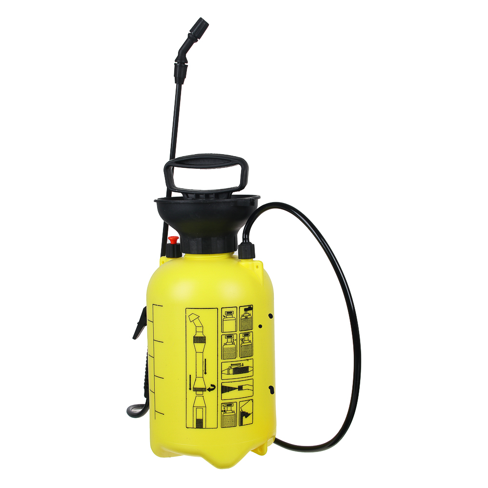 INBLOOM Опрыскиватель помповый 5л, трубка для опрыскивания, металл, пластик, арт.№ 166-029