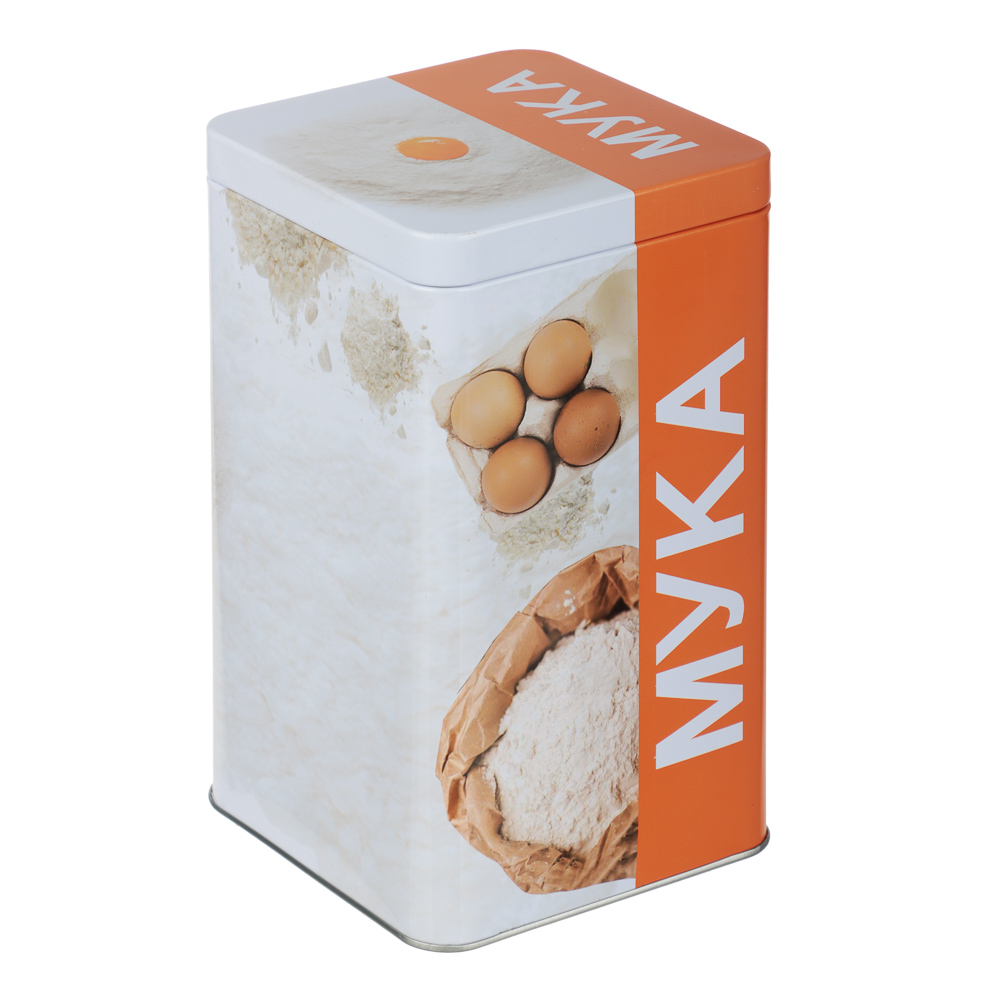 Банка для муки 17x10x10см, жесть, арт.№ 828-341