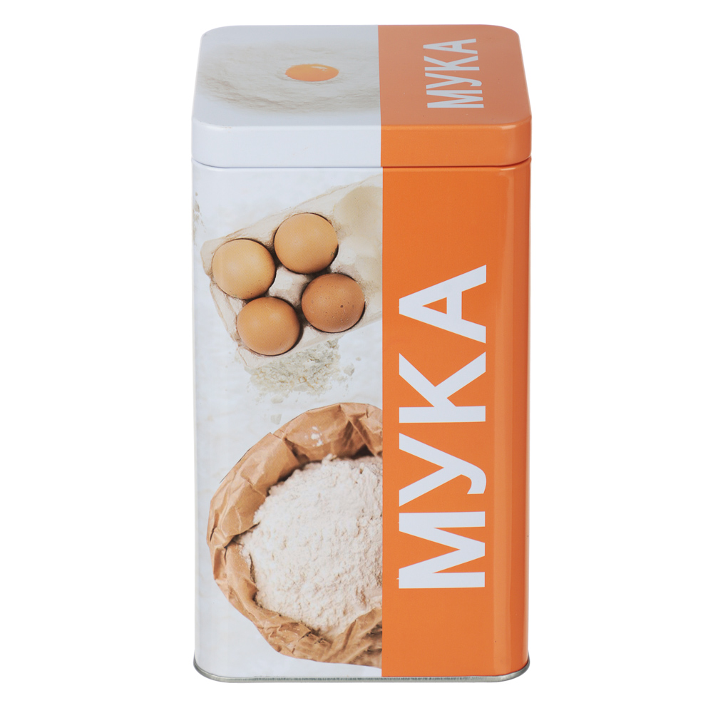 Банка для муки 17x10x10см, жесть, арт.№ 828-341