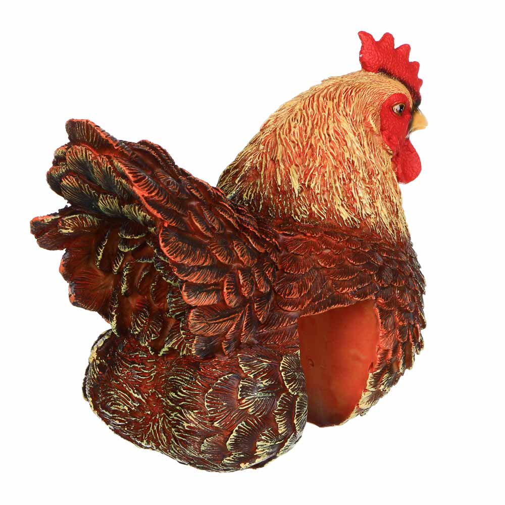 INBLOOM Фигура садовая на забор Петух 22х12,5х17,5см, полирезина, арт.№ 162-234