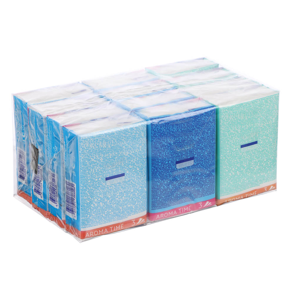 Платочки бумажные Grand Pero aroma, 3 слоя, 7шт, арт.№ 912-047