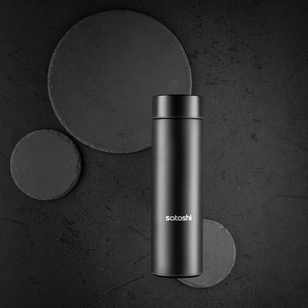 SATOSHI Термос-кружка с датчиком температуры 450мл, нерж.сталь, арт.№ 841-823