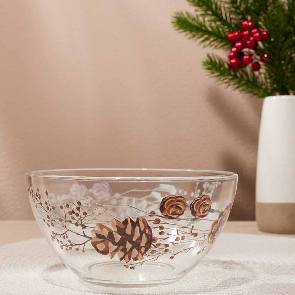 ОСЗ Шишки Салатник 16см, стекло, арт.№ 877-706