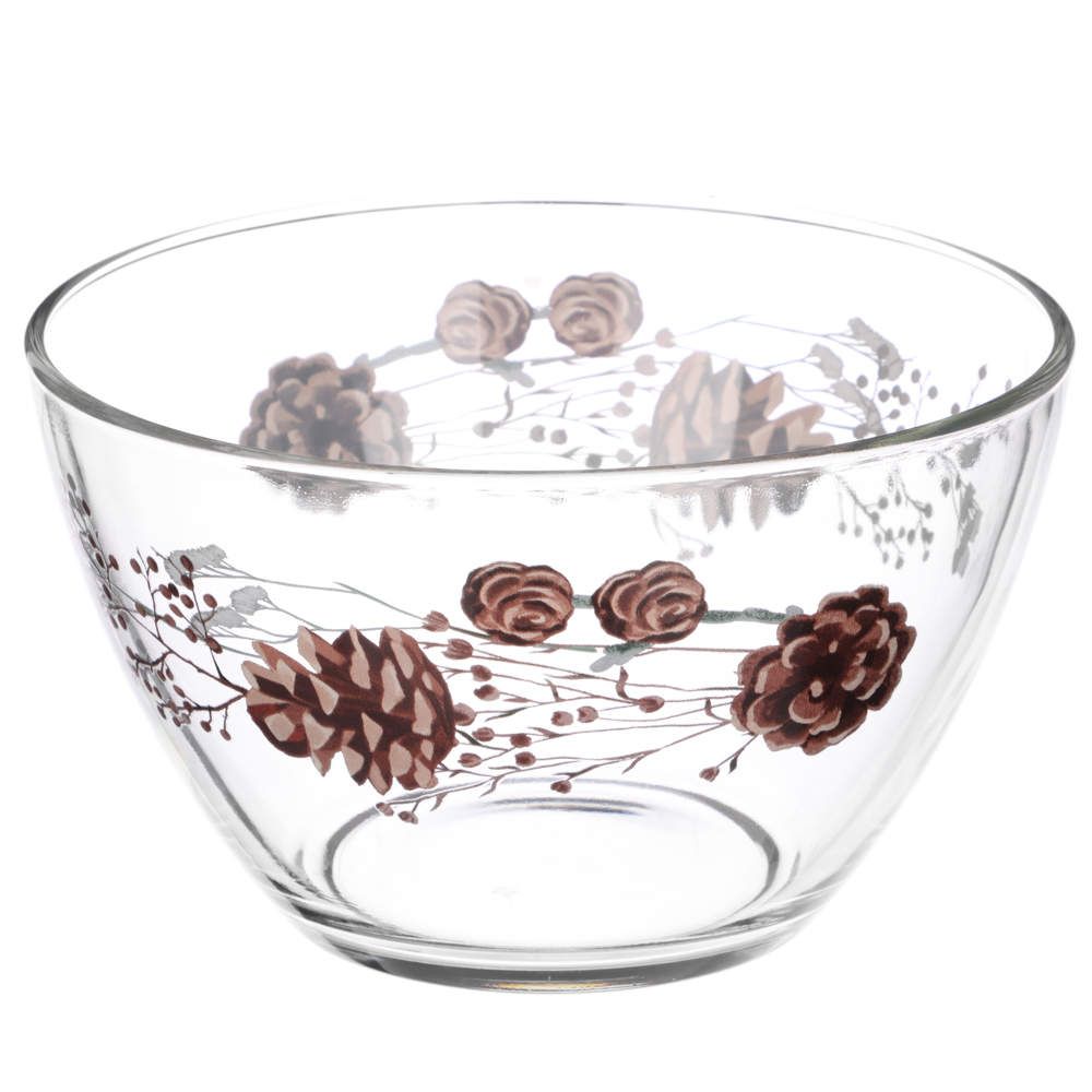 ОСЗ Шишки Салатник 19см, стекло, арт.№ 877-707