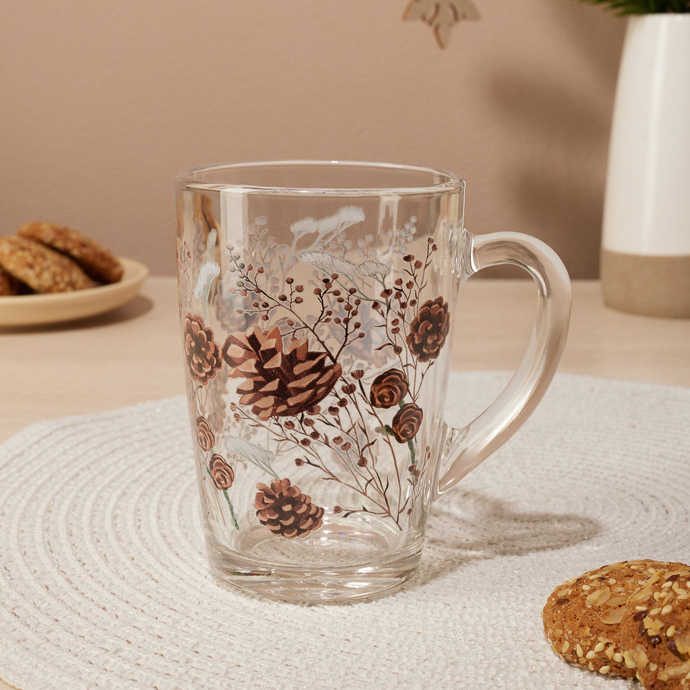 ОСЗ Шишки Кружка 300мл, стекло, арт.№ 877-710