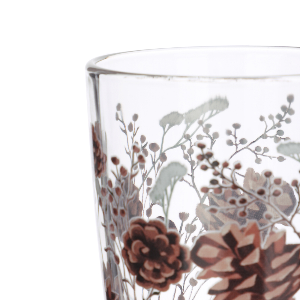 ОСЗ Шишки Кружка 300мл, стекло, арт.№ 877-710