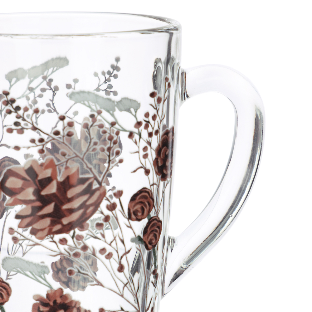 ОСЗ Шишки Кружка 300мл, стекло, арт.№ 877-710