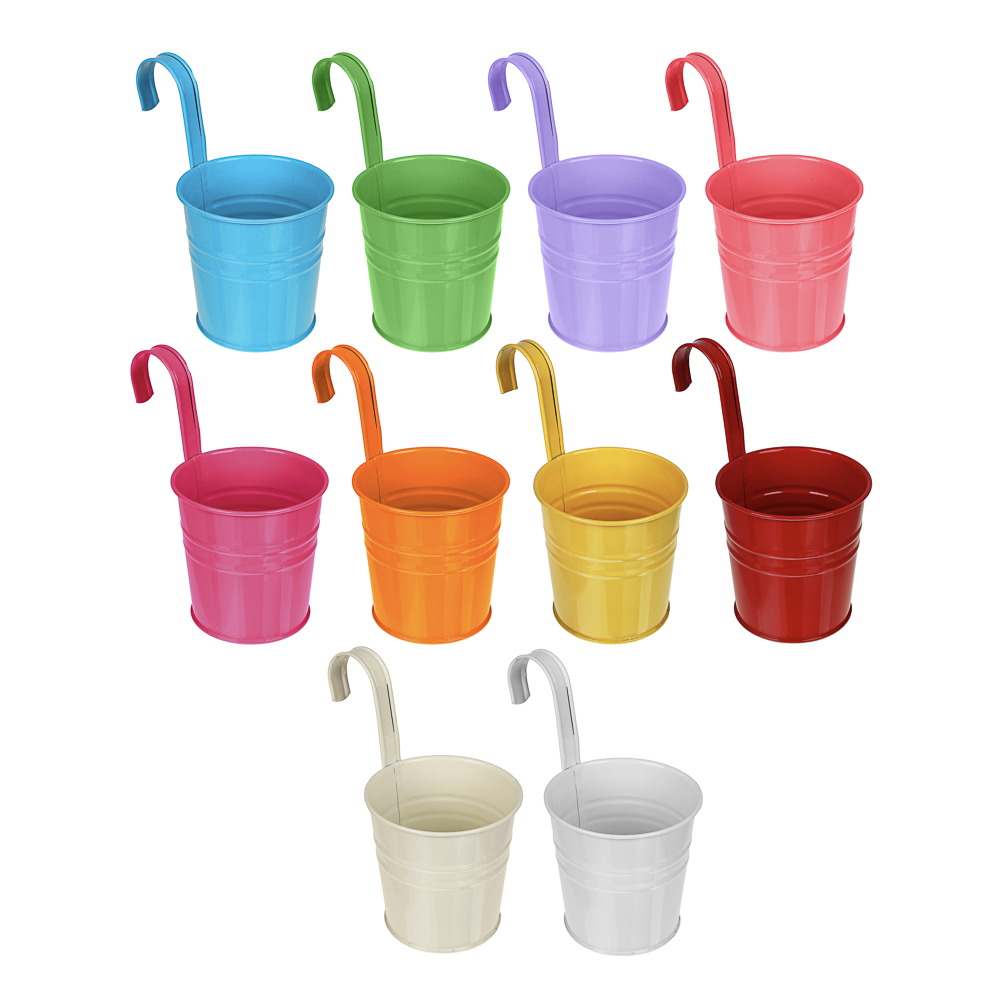 INBLOOM Кашпо садовое 10x10см, металл, арт.№ 164-212