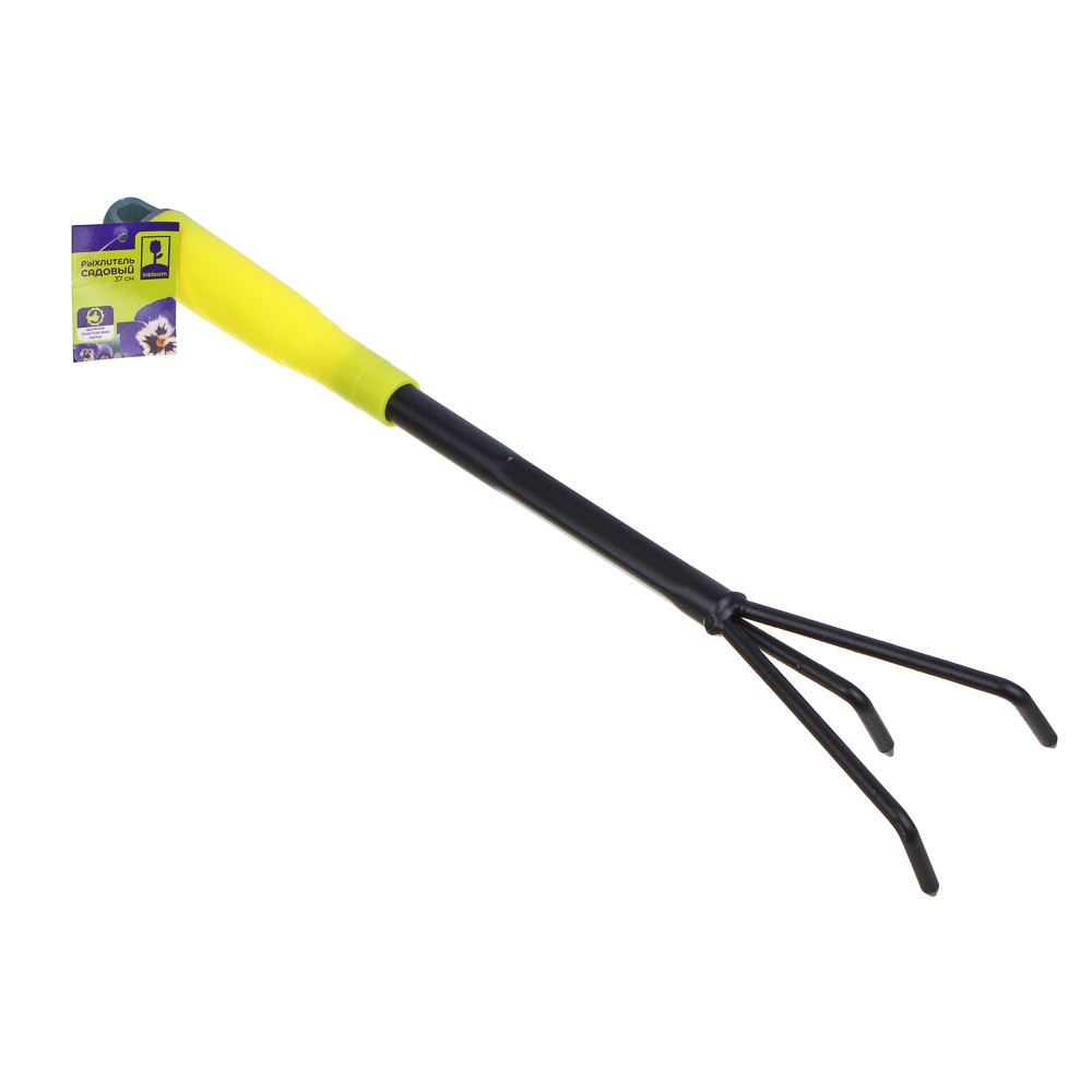 INBLOOM Рыхлитель садовый 37см, металл с пластиковой ручкой, арт.№ 181-010