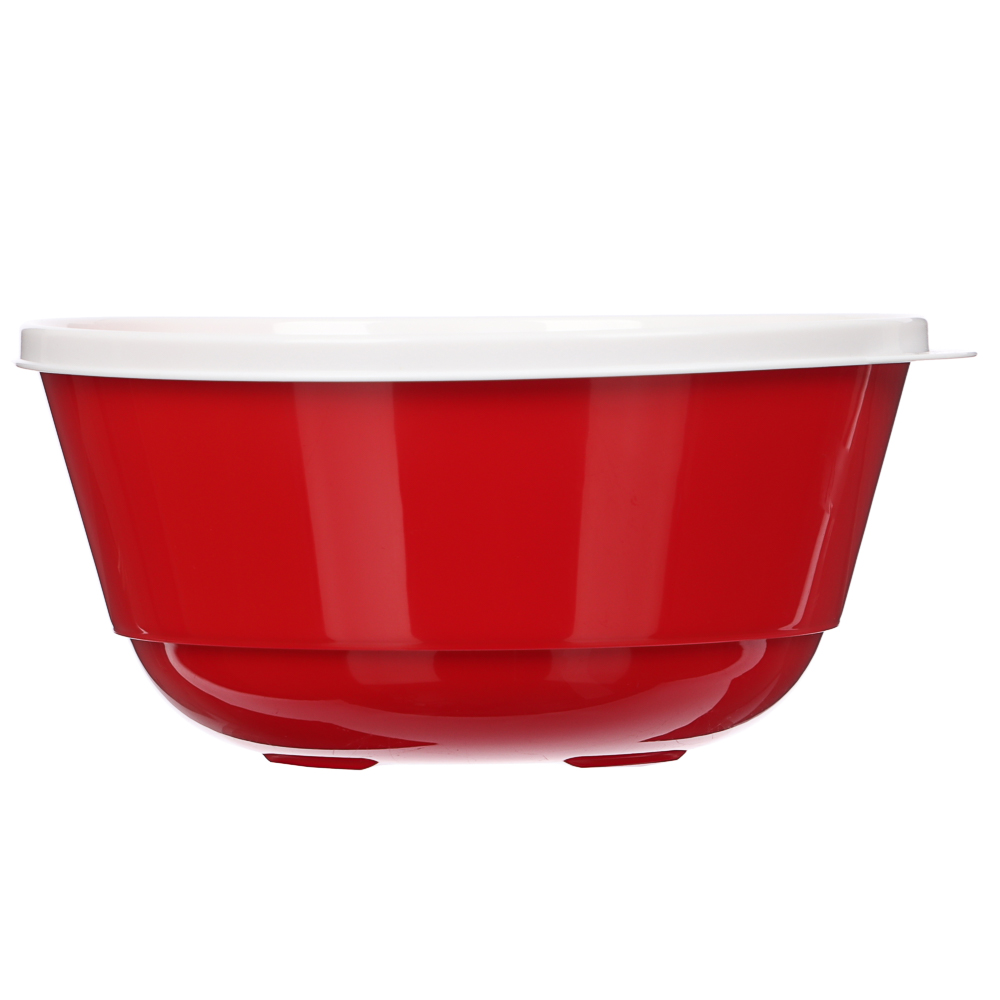 Миска с крышкой 1л, декор Гранат, пластик, арт.№ 861-439