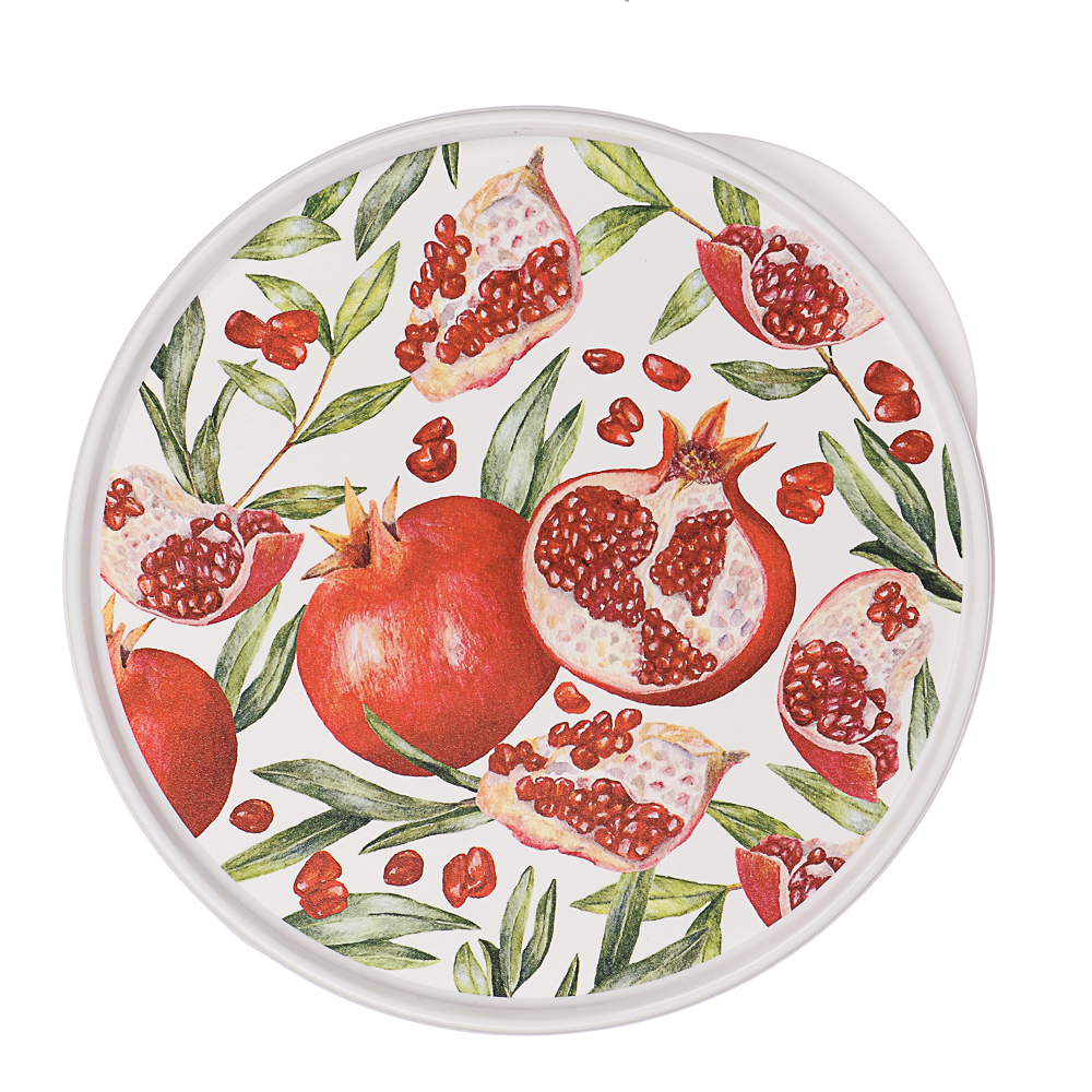 Миска с крышкой 2л, декор Гранат, пластик, арт.№ 861-440