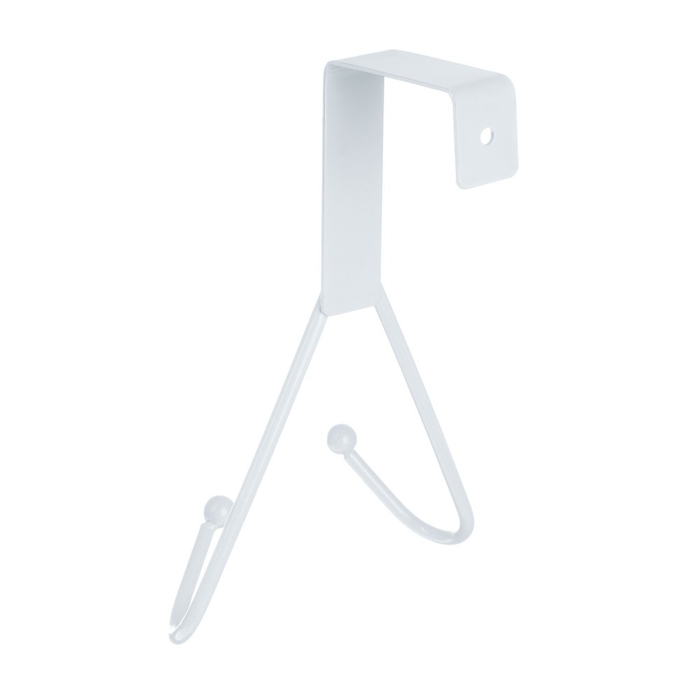 Вешалка надверная тм VETTA, 2 крючка, металл, 12х15х5см, 3 цвета, арт.№ 465-164