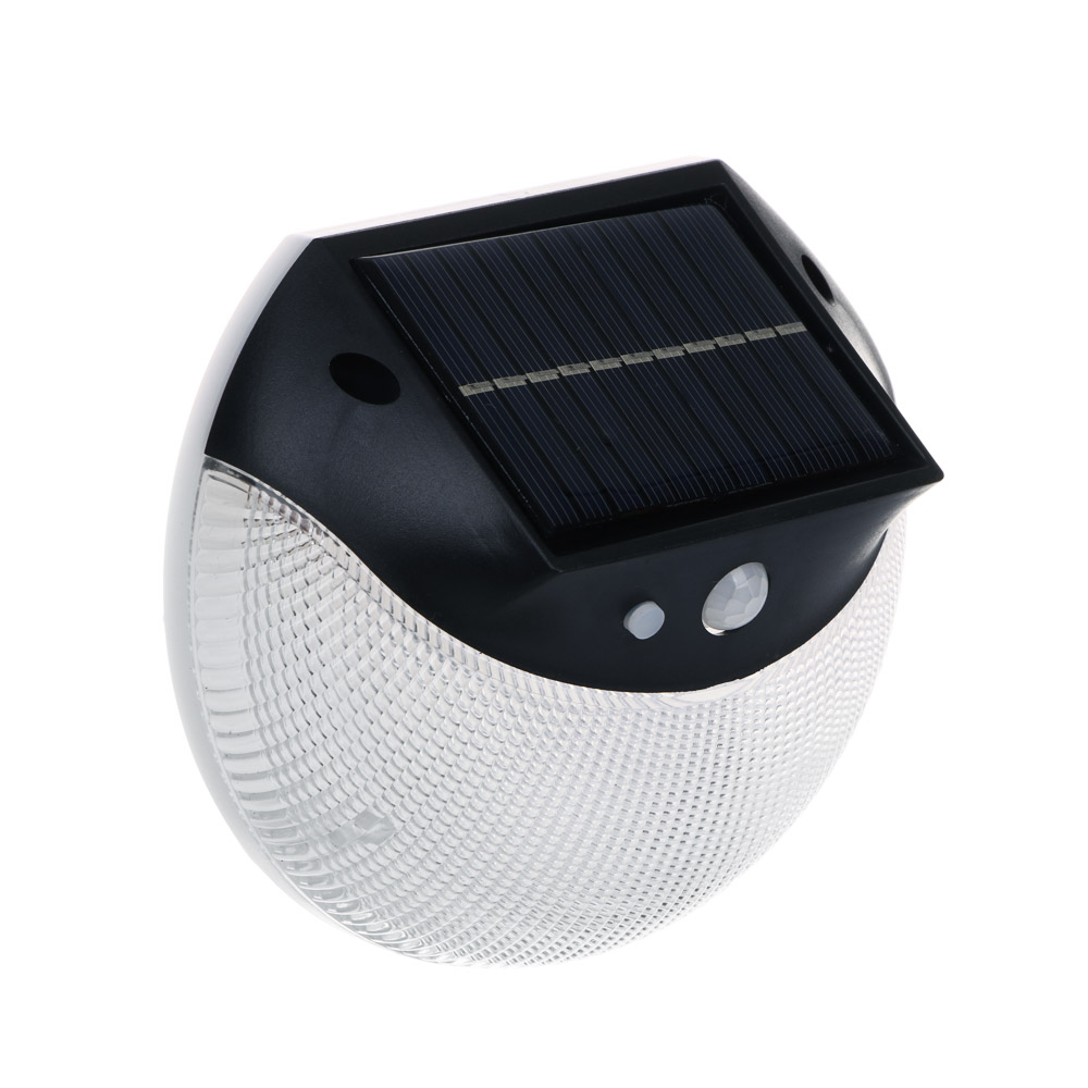 ЕРМАК Светильник настенный уличный с датчиком движ., на солн.батарее, 24 LED, 1200мАч, 13x5,5x11,5см, арт.№ 225-038