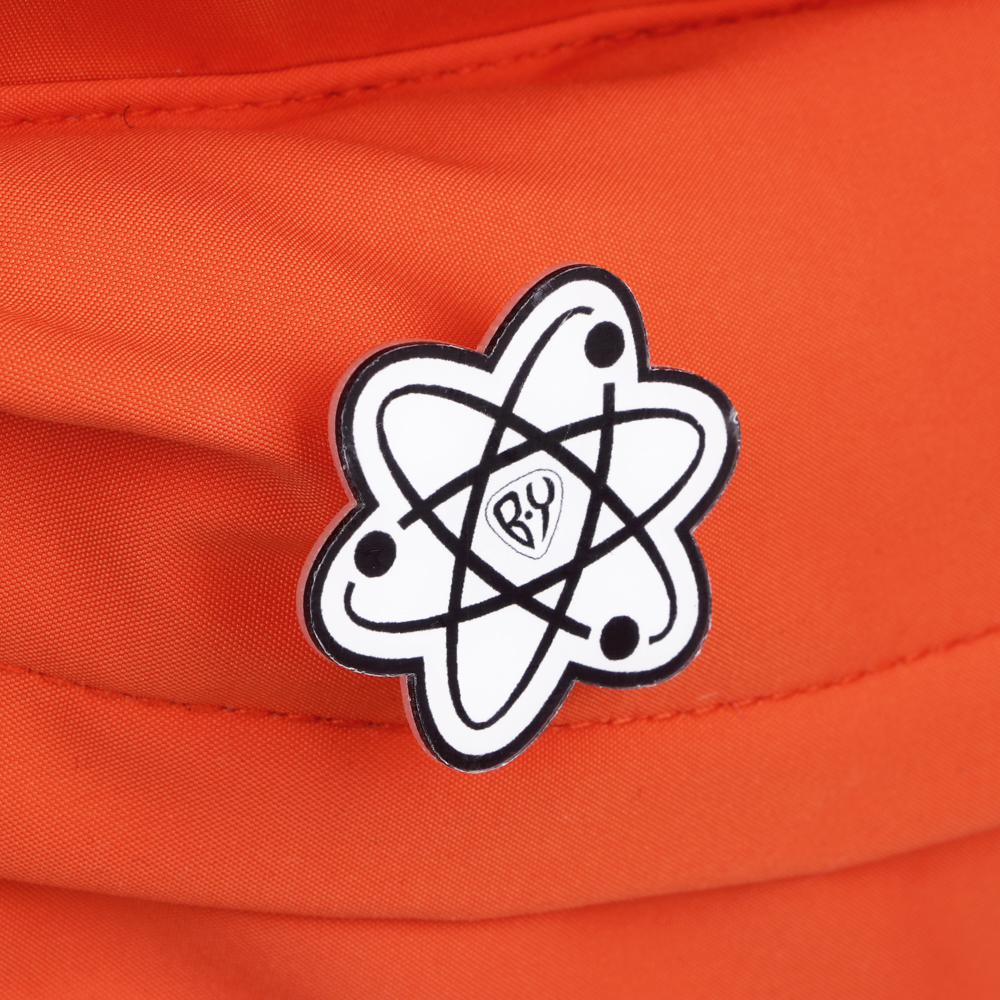 ClipStudio Рюкзак подростковый 45x30,5x13см, 1 отд., 6 карм., значки, ПЭ, оранжевый, арт.№ 254-714