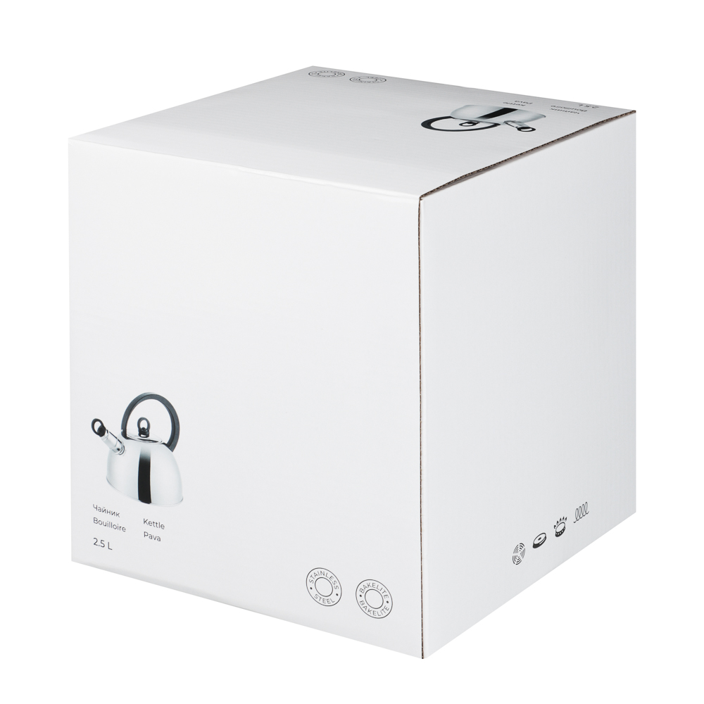 Чайник стальной 2.5л "Кампо" индукция, арт.№ 847-113