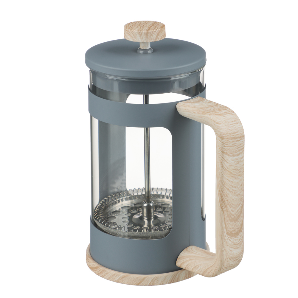 SATOSHI Шарлеруа Френч-пресс 600мл, жаропрочное стекло, арт.№ 850-232